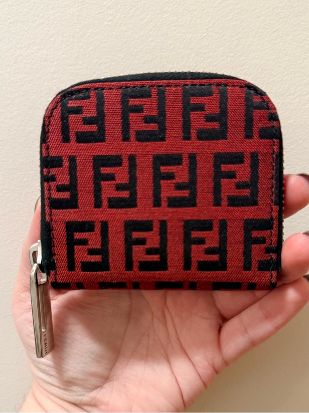 *Authentic* Fendi Compact - Zippy Coin Pouch